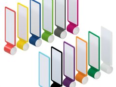 Cablu Eticheta rezistenta la caldura cu camp de eticheta in 12 culori diferite. 24 bucati